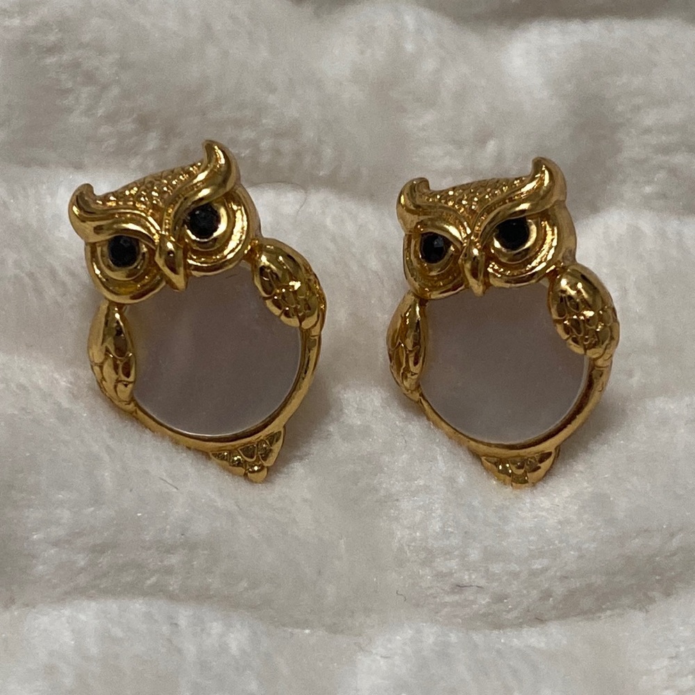 Kate Spade Into The Woods Owl Studs